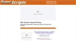 Desktop Screenshot of hypno-scripts.com